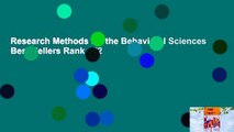 Research Methods for the Behavioral Sciences  Best Sellers Rank : #2
