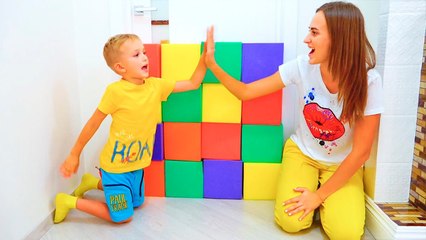 Vlad and Nikita Play with toys - Hide and seek with Mom Compilation video for kids
