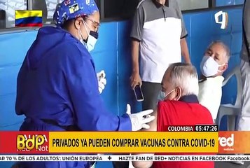 Colombia autoriza al sector privado compra de vacunas contra la COVID-19