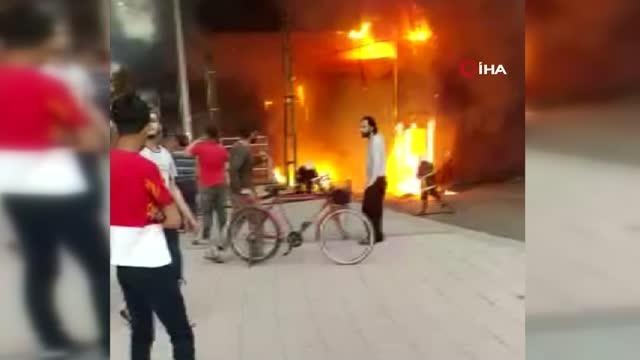 Son dakika haberleri: Çelik kapı, PVC kapı ve pencere üreten atölye yangında kül oldu