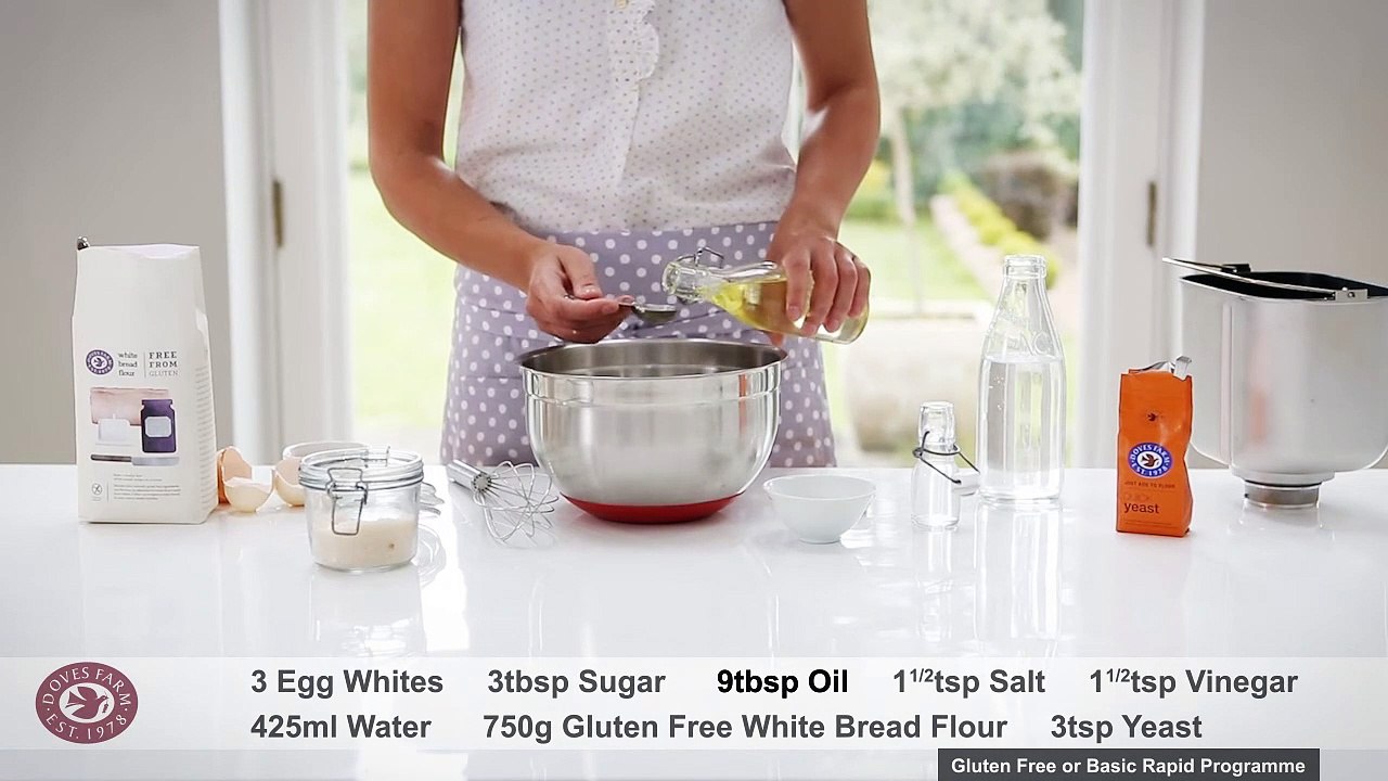 Gluten Free Bread Machine Recipe | Freee By Doves Farm