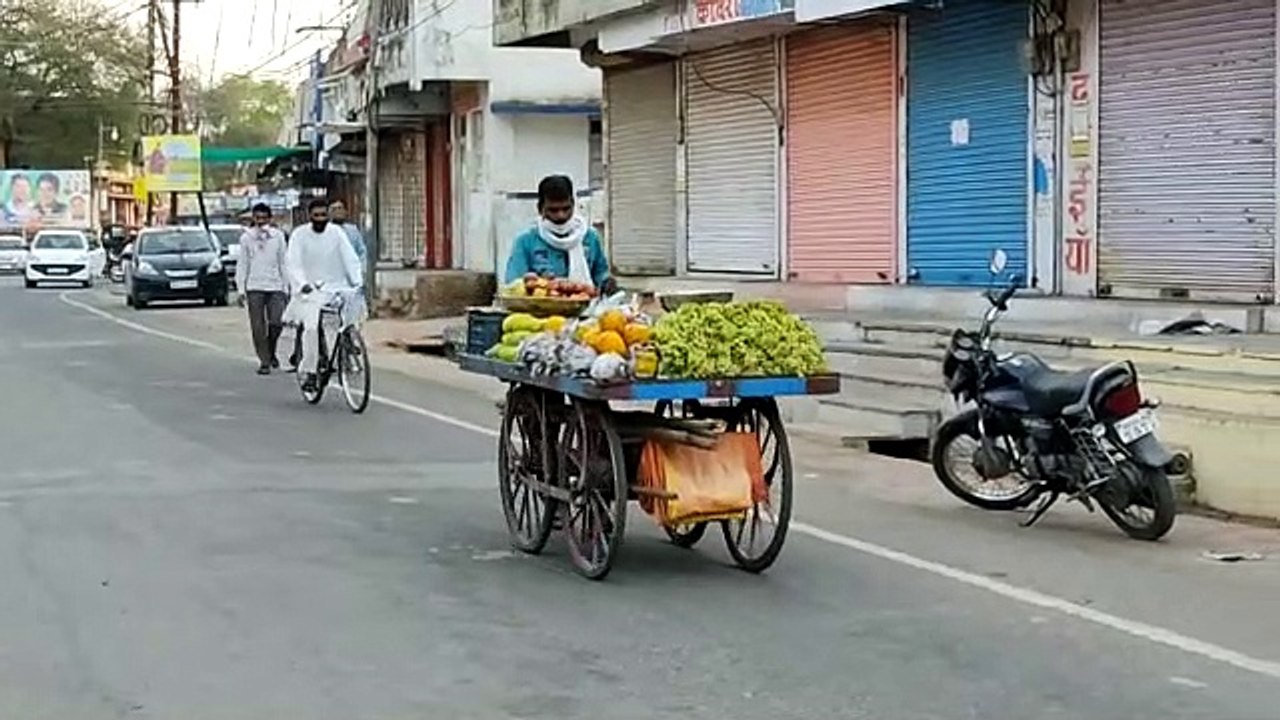 फल एवं सब्जियों का विक्रय हाथ ठेलों पर फेरी लगाकर किया जा सकता है