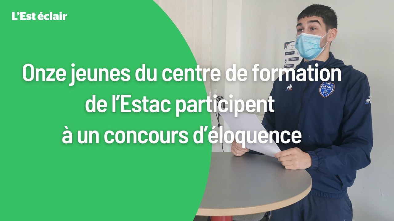 Onze jeunes du centre de formation de l’Estac participent à un concours d’éloquence