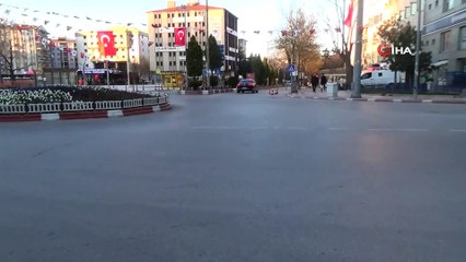 Afyonkarahisar’da 82 saatlik sokağa çıkma kısıtlaması başladı