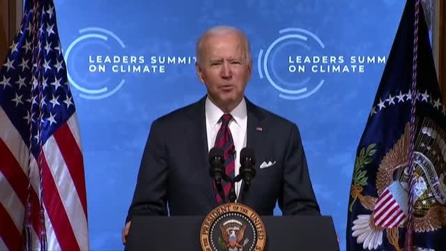 Biden: EEUU se pone en marcha para reducir nuestros gases de efecto invernadero a la mitad para finales de esta década