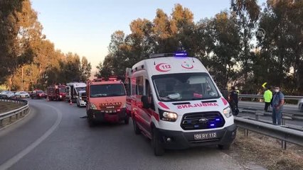 Beton pompası devrildi: 1 ölü, 1 yaralı