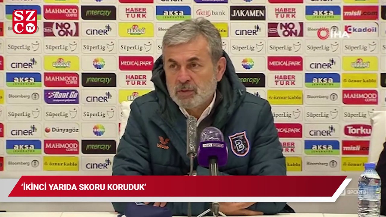 Aykut Kocaman: "İlk yarı oynayarak, ikinci yarı da skoru koruyarak geçirdik"
