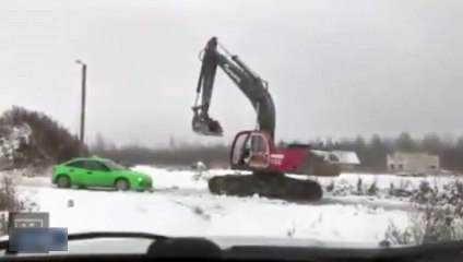 Kepçe operatörünün intikamı acı oldu