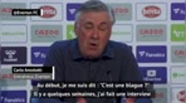 Super Ligue - Ancelotti : Je me suis dit : c'est une blague ?