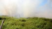 Incêndio perto do aeroporto de Umuarama mobiliza bombeiros