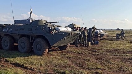 Rússia anuncia retirada de tropas