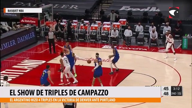 EL show de triples de Campazzo
