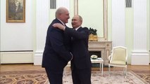 Putin y Lukashenko ante la tensión en Ucrania