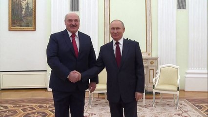Putin trifft Lukaschenko und beschuldigt Ukraine
