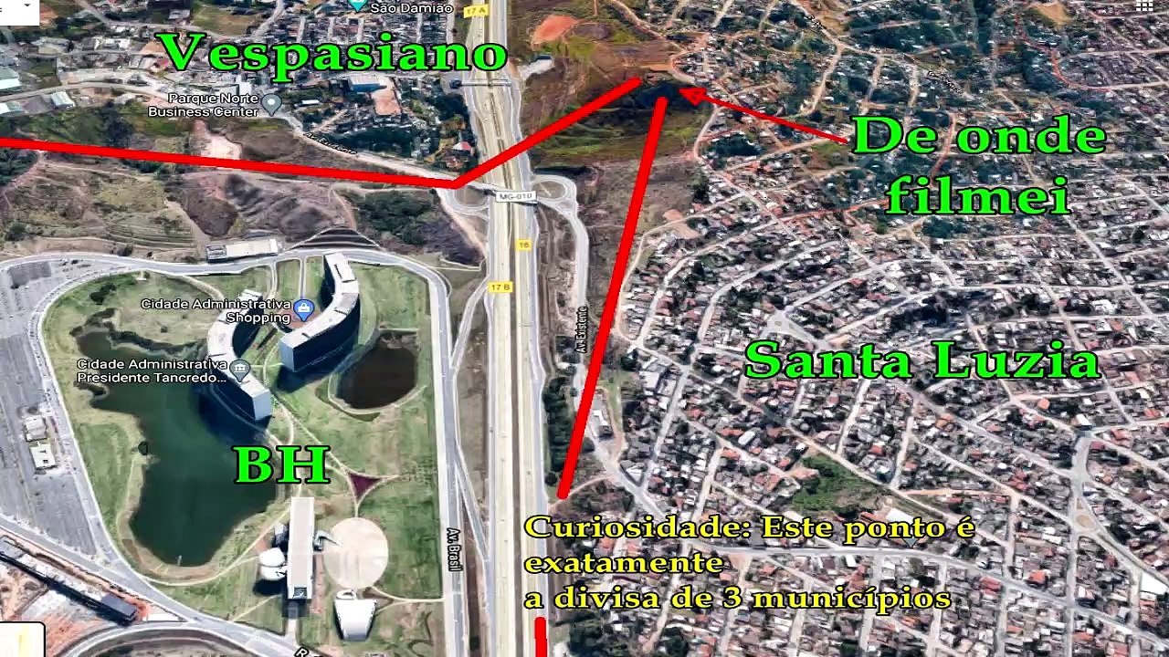 A CIDADE ADMINISTRATIVA do Governo de Minas: História, localização e visão de boa parte de BH a partir do Bairro São Cosme do Alto - Vespasiano