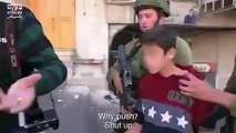 Terörist İsrail askerlerinden çocuklara zulüm!