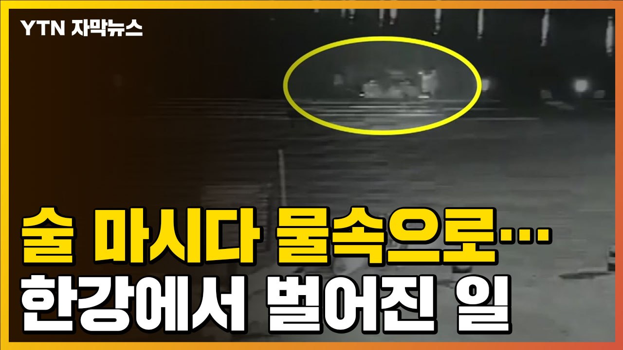 [자막뉴스] 한밤중 9명 술판 벌이다 입수까지...한강에서 벌어진 일 / YTN