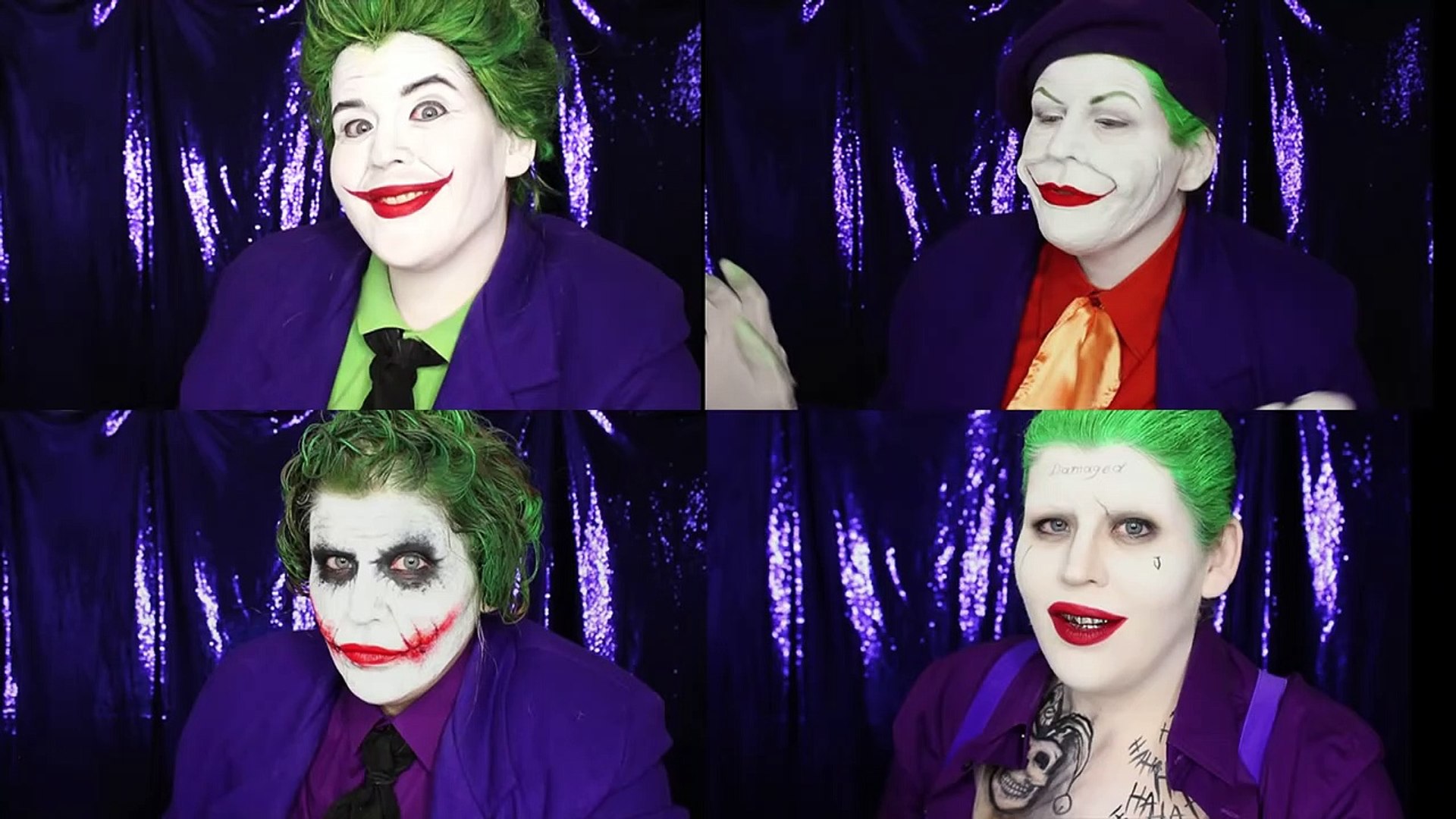 The Evolution Of Joker Makeup -