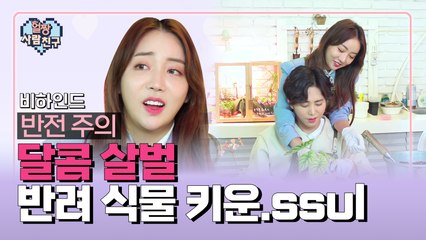 이색 봄 데이트 카페에서 화분갈이로 백허그?! EP.08 비하인드│얼짱사람친구│얼짱시대