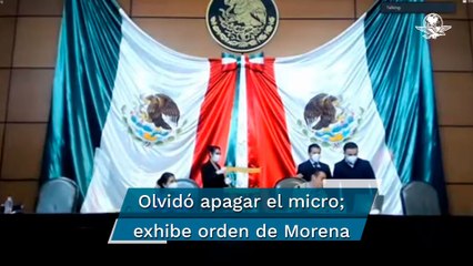 “¡Ay, el pinche Mier está diciendo que la votemos!”: diputada exhibe orden de Morena