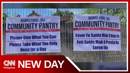 Timor-Leste sets up first community pantry