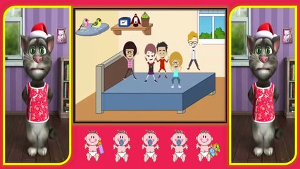 Toyour al Jannah For Baby  Five little babies -  - ‫5 أطفال صغار -  بصوت القط توم‬ -