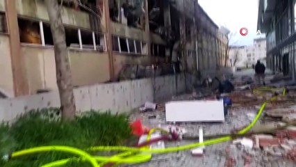 Bağcılar'da bir fabrikada patlama