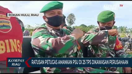 Ratusan Petugas Amankan PSU di 25 TPS Dikawasan Perusahaan
