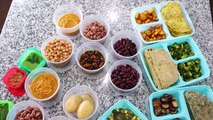 Pre Cooked Indian Meals | Healthy Meal Prep Ideas Indian| How To Cook Indian Food For A Week