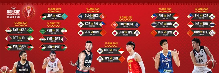 Full schedule of Fiba Asia Cup qualifiers in Clark