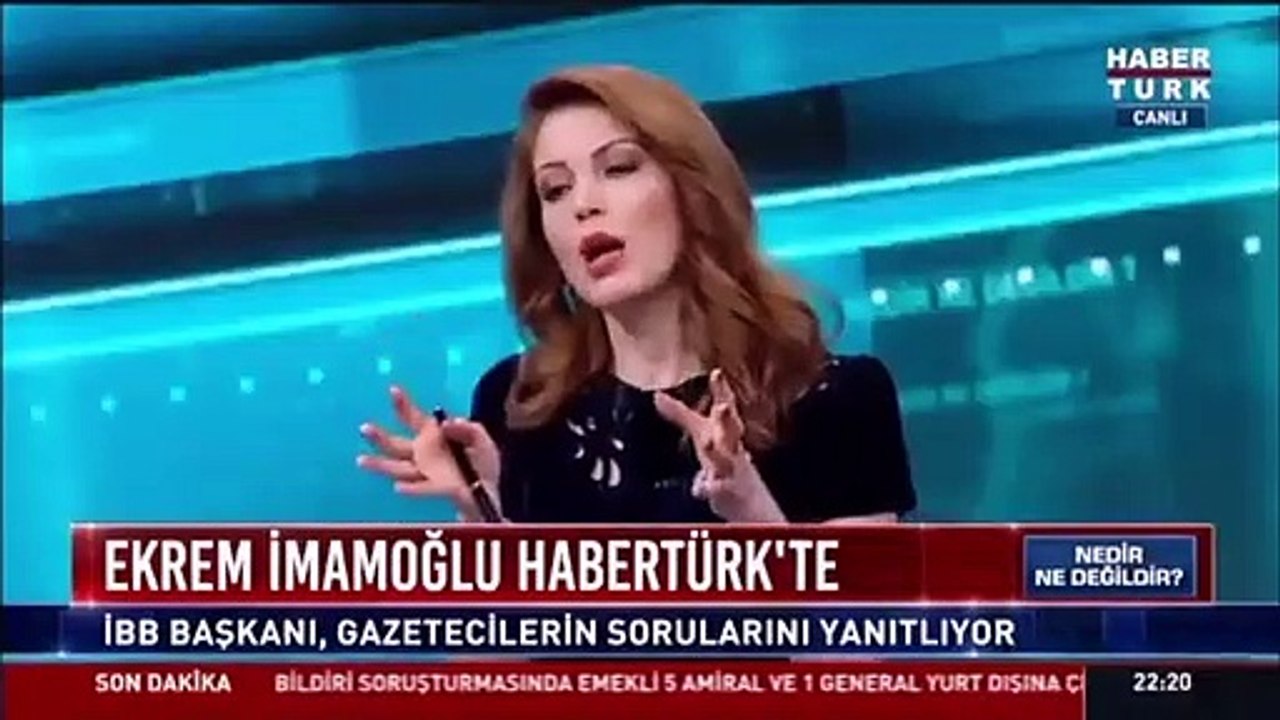 İmamoğlu’ndan Nagehan Alçı'ya canlı yayında olay olan yanıt