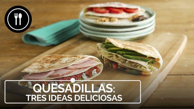 Quesadilla Hack Tres ideas deliciosas y fáciles para rellenar en triángulo