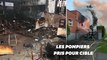 Une école ravagée par un incendie à Lille, les pompiers pris à partie