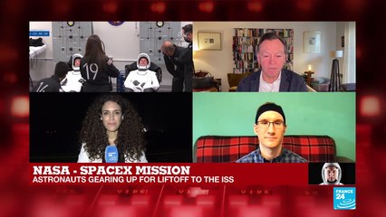 Astronauts gear up ahead of liftoff to ISS