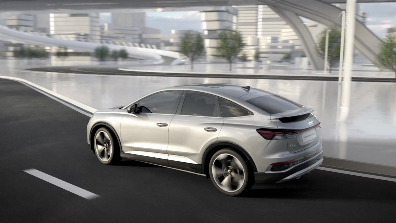 Audi Q4 Sportback e-tron – Electric quattro - Torque distribution and cooling Animation