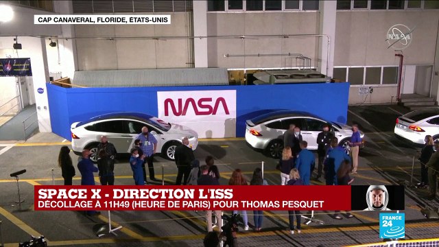Départ vers l'ISS : qui sont les trois astronautes qui accompagnent Thomas Pesquet dans sa mission ?