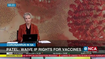 Trade Minister speaks on property rights for vaccines