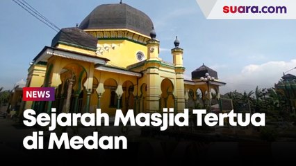 Menilik Megahnya Masjid Al Osmani, Masjid Tertua di Medan