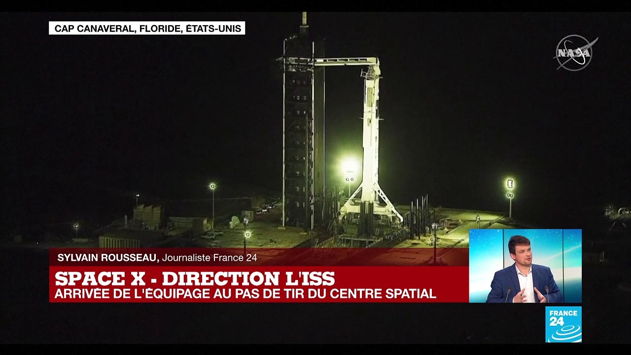 Départ vers l'ISS : arrivée de l'équipage au pas de tir du Centre spatial