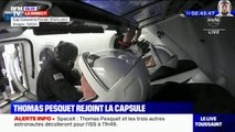 Thomas Pesquet rejoint la capsule Crew Dragon