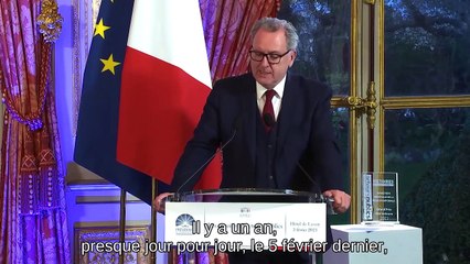 Remise du Grand Prix des lecteurs des "Victoires des acteurs publics" - Discours du Président Richard Ferrand - Mercredi 3 février 2021