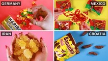 Take a look at candy around the world, from coconut drops in Jamaica to fruit juice toffee in Ukraine