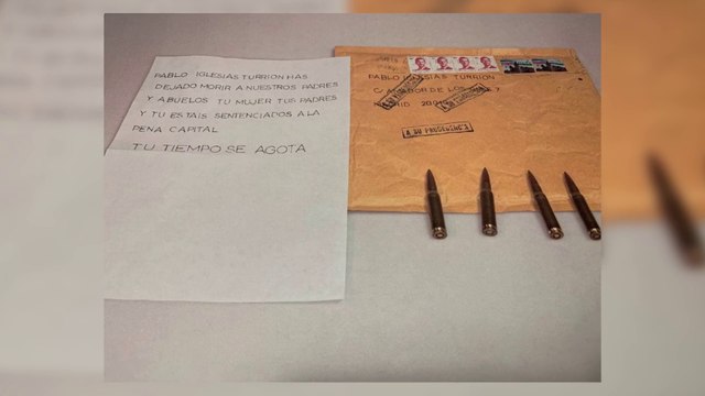 Marlaska, Iglesias y directora de la GC reciben cartas amenazante con balas