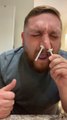 Hilarious Man Has Painful Nose Waxing Experience