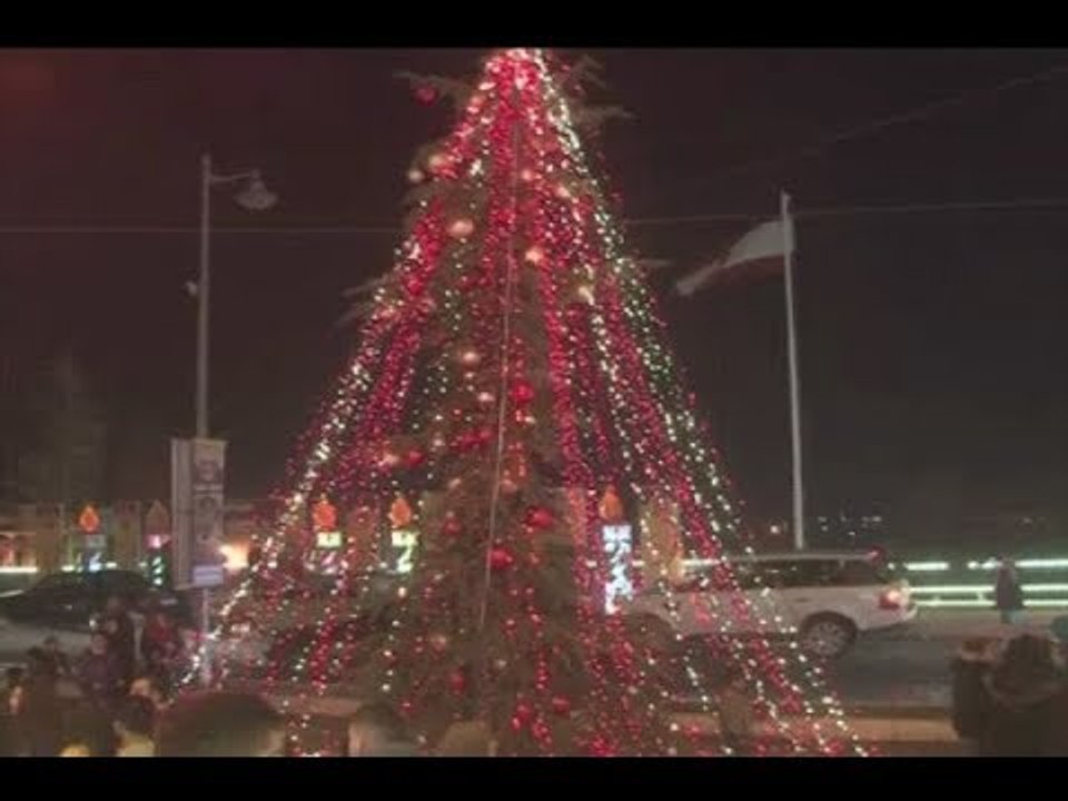 بعلبك تضيء شجرة الميلاد وزينة المولد النبوي