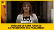 Discurs de Sant Jordi de la presidenta del Parlament, Laura Borràs