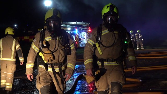 Eight fire engines tackle West Dean blaze