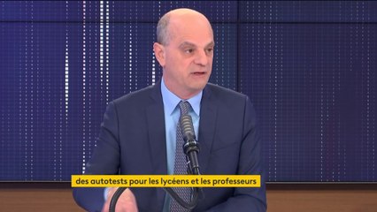 Autotests contre le Covid-19 dans les lycées : "Il s'agit juste de superviser, ce n'est pas quelque chose de très compliqué", assure Jean-Michel Blanquer