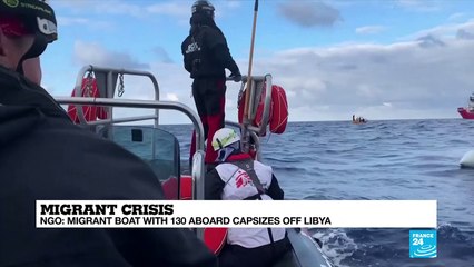 Hopes fading in search for migrant boat capsized off Libyan coast