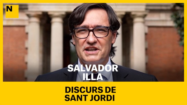 El discurs de Sant Jordi de Salvador Illa